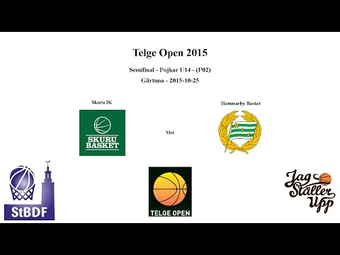 Skuru Basket (P02 Grön) mot Hammarby Basket - Telge Open - SEMI - 2015-10-25