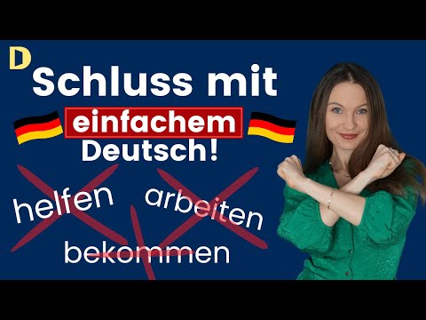 Synonyme für typische Verben I Erweitere deinen Wortschatz I Deutsch lernen b1, b2, c1