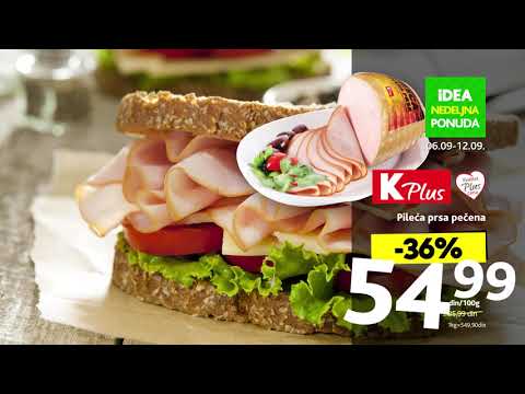 IDEA | Nedeljna ponuda 6.09 - 12.09.2019.