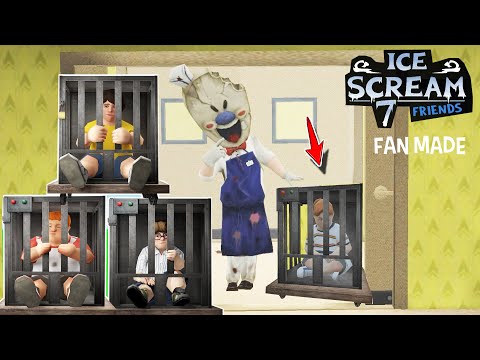 YENİ ICE SCREAM 7 FRIENDS (FAN MADE) 😱 Ice Scream 7 Friends Lis