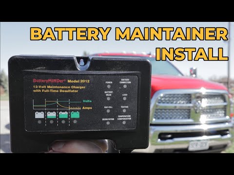 Install a Battery Maintainer Onboard a Pickup Truck