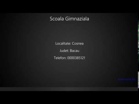 Scoala Gimnaziala Cosnea