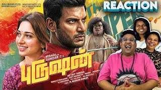 Download lagu Purushan - Title Promo Reaction 🤣🤣🤣 | Sundar C | Vishal | Hiphop Tamizha| Ramstk Family mp3