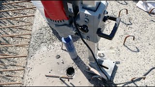 Khoan rút lõi cực khó khăn ở  khu công nghiệp châu đức