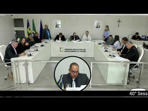 Sessão Ordinária com os Vereadores de Cocalzinho de Goiás em: 13/10/2025