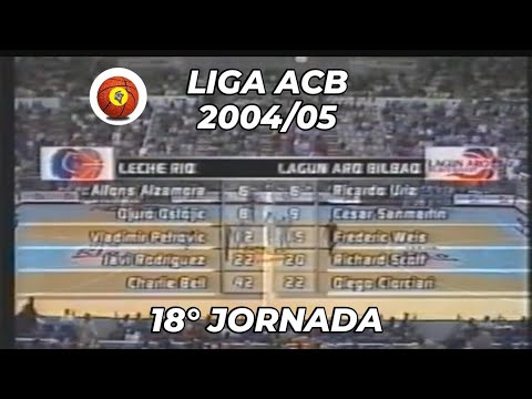 "Leche Río Breogán vs Laguna Aro Bilbao" 18° Jornada Liga ACB 2004/05 (21 de Enero, 2005)