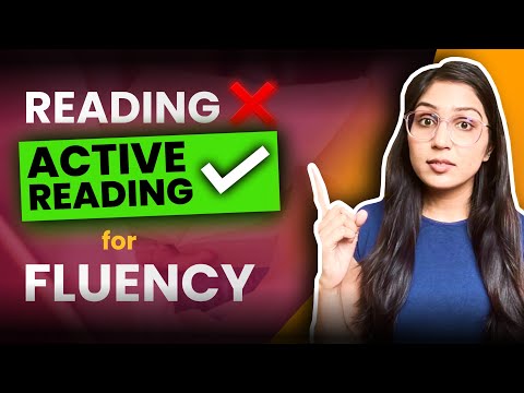 Active Reading Technique for English Fluency | Fluenzio | Vineeta Chaudhary