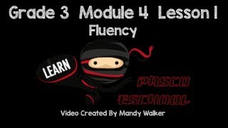 Grade 3 Module 4 Lesson 1 Fluency