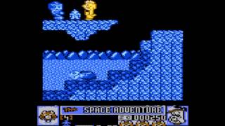 Ruff and Reddy in the Space Adventure for the Atari 8-bit family
