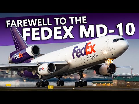 1 HOUR of ONLY FedEx DC-10s at Calgary Airport! 4K Plane Watching, Aircraft Identification
