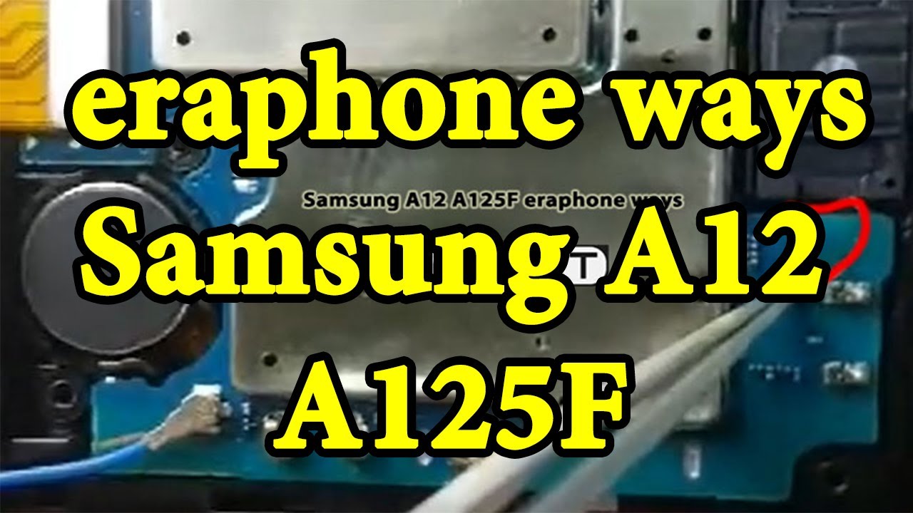 مسیر کپسول گوشی Samsung A12