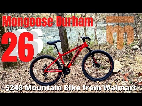 $248 Mongoose Durham 26 Mountain Bike from Walmart - an Affordable 26er with an aluminum frame