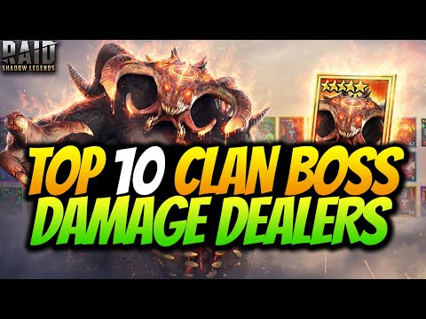 BEST CLAN BOSS DAMAGE DEALERS IN 2021 TO USE FOR UNKILLABLE TEAMS IN RAID SHADOW LEGENDS