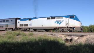 preview picture of video 'Amtrak Texas Eagle at McGregor, TX'