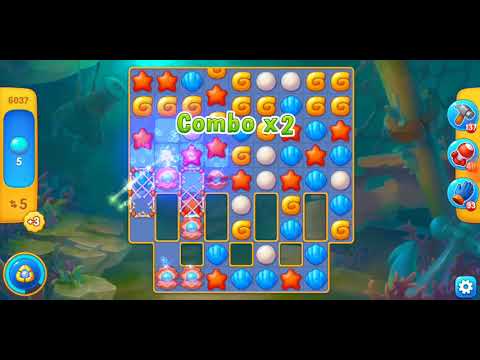 Fishdom. 6037 level no boosters and diamonds