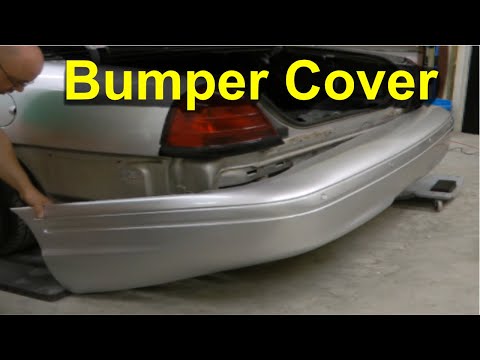 Ford Crown Vic rear bumper cover removal install