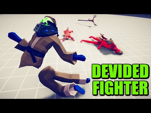 DIVIDED FIGHTER vs EVERY FACTION - Totally Accurate Battle Simulator TABS