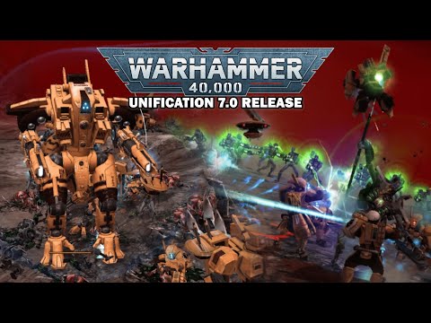 Tau Empire Takes on the Necron, Krieg Guardsmen and Orks | Dawn of War: Unification Wars Mod v7.0