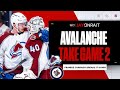 What changed for Avalanche in Game 2 vs. Jets?