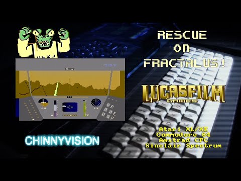 ChinnyVision - Ep 362 - Rescue On Fractalus - Atari XL/XE, C64, Amstrad CPC, Spectrum