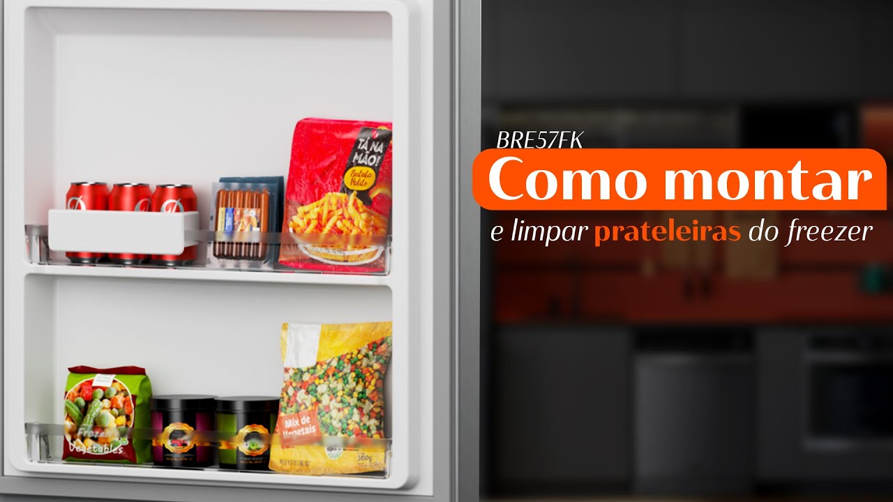 Prateleiras do Freezer: Montagem e Limpeza | #BrastempEnsina