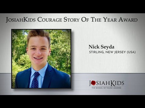 The 2020 JosiahKids Courage Story of The Year Award Finalist - Nick Seyda