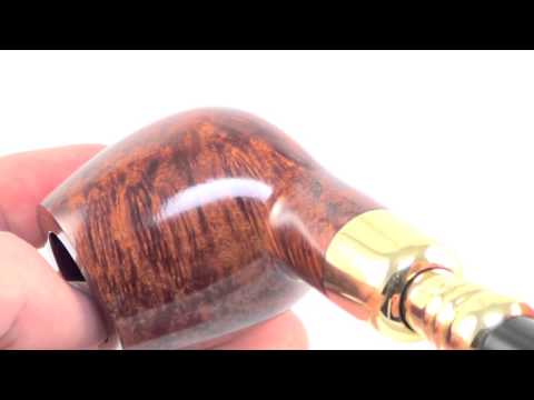 New! Unsmoked! Dunhill Amber Root Group 5 Smoking Pipe W/ Full Gold Spigot From PIPELIST.COM