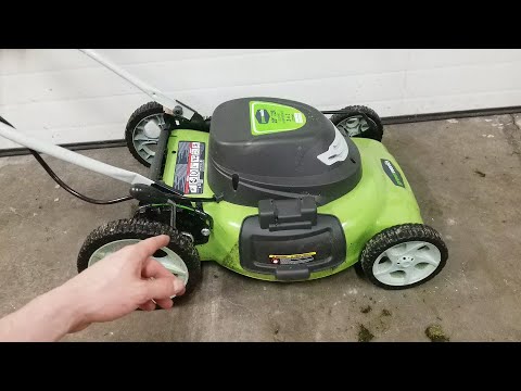 How to Clean and Maintain Electric Lawn Mower (Greenworks 20")