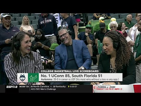 🚨 Geno Auriemma interview after #1 UConn Huskies win | NCAA women's college basketball, Azzi Fudd