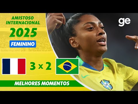 Gols e lances de França x Brasil