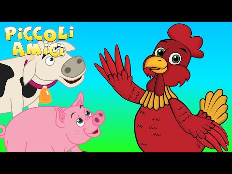 La gallinella rossa canzone | Canzoni per Bambini con Piccoli Amici