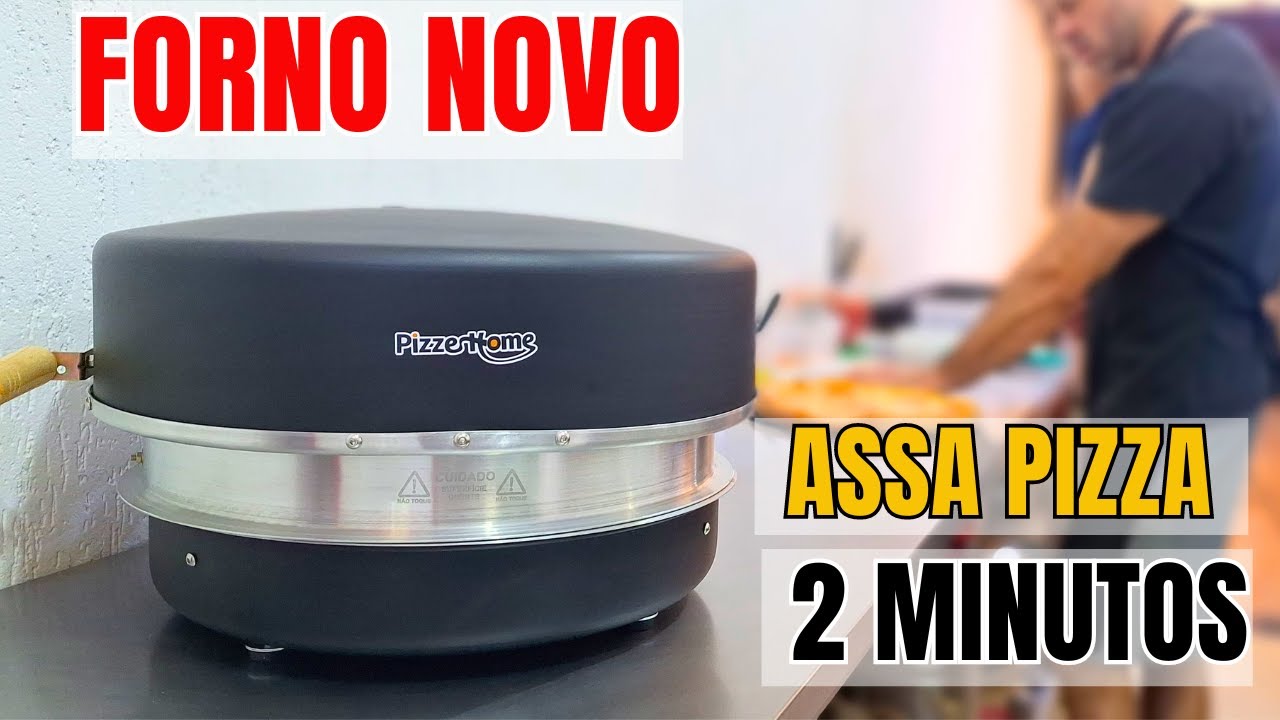 PIZZARIA DELIVERY I Nosso NOVO FORNO PIZZE HOME COMPACTO I ASSA PIZZAS EM 2 MINUTOS