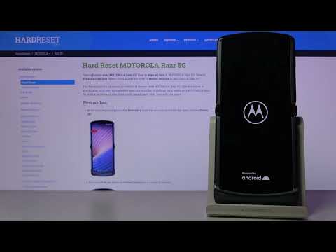 Showing the boot animation on Motorola Razr 5g | Motorola Razr 5g boot process