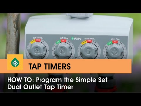 Pope: Programming The Simple Set Dual Outlet Tap Timer