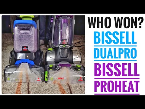 Bissell TurboClean DualPro vs Pro Heat 2X Revolution Pet Pro Carpet Cleaner Comparison