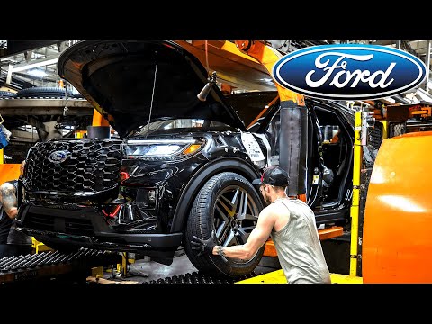 2025 Ford Explorer Facelift - Production! Assembly | Chicago Factory | USA