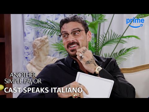 Thumbnail of the video: The Cast Speaks Italiano