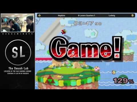 SL61 Losers Quarters - Napkins (Peach/Ice Climbers/Sheik) vs Ludwig (Jigglypuff/Mario)