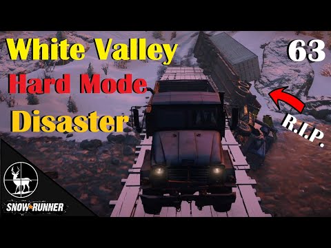 Valley Pipeline Building ⚠️ SnowRunner Hard Mode ⚠️ Alaskan Contracts