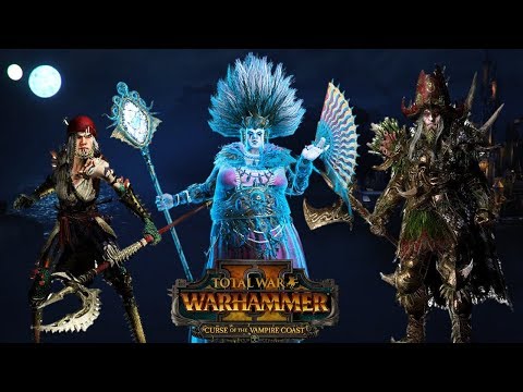 VAMPIRE COAST DLC Last Lord Revealed! - Cylostra Direfin and Campaign Starting Locations