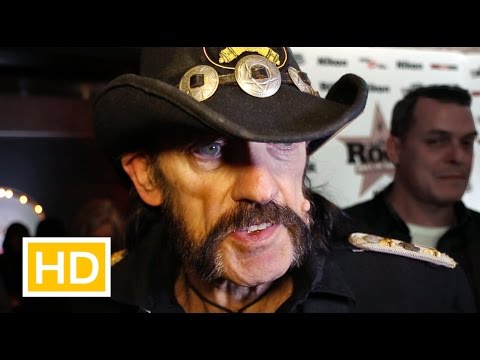 Lemmy Kilmister interview at the Classic Rock Roll Honour Awards 2015