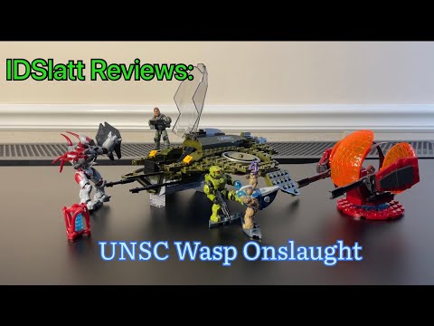 Mega Construx Halo | UNSC Wasp Onslaught Review!