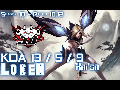 JDG LokeN KAI'SA vs EZREAL ADC - Patch 10.12 KR Ranked