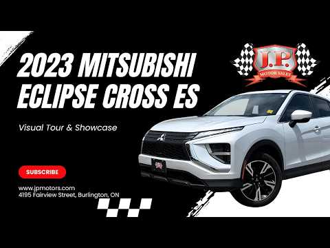 2023 Mitsubishi Eclipse Cross ES S-AWC in White for sale at JP Motors in Burlington, ON