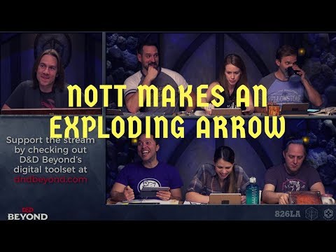 Nott Makes an Exploding Arrow