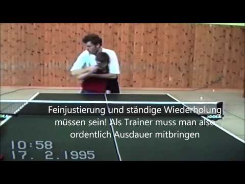 Marc Schinkel (10 Jahre) mit Uwe Beyer (Landestrainer Brandenburg)