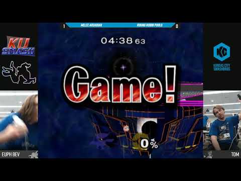 Jayhawk Arcadian 2018 SSBM - Euphoric Beverage (Jigglypuff) Vs. Tom (Fox) - Pools