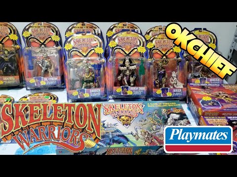 1994 Skeleton Warriors By Playmates COMPLETE
