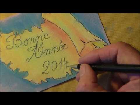 Faire une carte de vœux bonne année 2023 soi même gratuite à imprimer