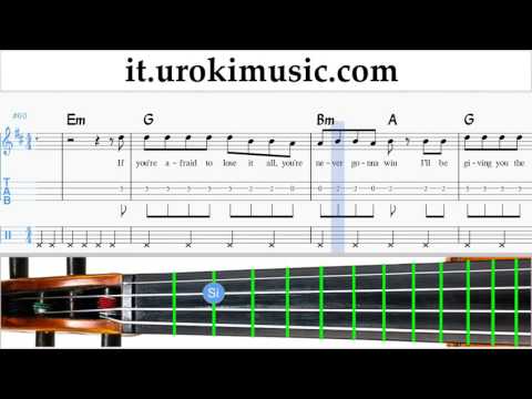 Lezioni di Violino Bon Jovi - Knockout Tutorial Spartito Parte#2 um-276